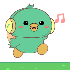 Green Bird v1 Animated