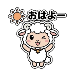 Cute Sheep daily stickers.
