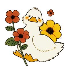 Everyday-use duck Sticker