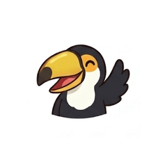 Cute Toco Toucan stamps1