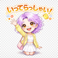 Cheerful & Fun Woman Stickers