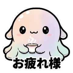 Soft Pastel Flapjack Octopus