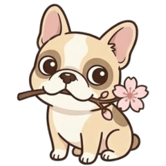 Cute French Bulldog 426H SpringSakura24