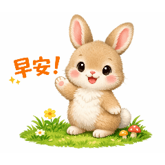 兔兔與小斑虎