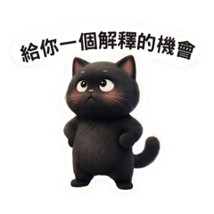 我是黑貓任性又撒嬌