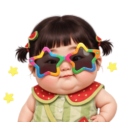 Funny face girl 223 EN