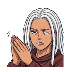 kompisit_with his Dreadlocks