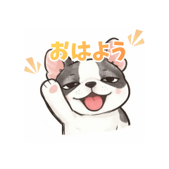 Tama Inu Daily French Bulldog Stickers