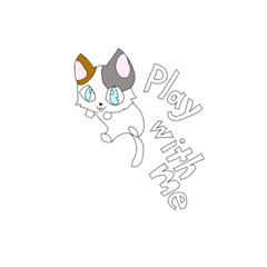 Little kitten is cute