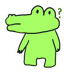 Baby cute crocodile