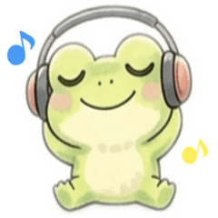 Various frog stickers