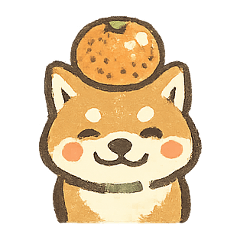 Soft Days with Shiba Inu & Orange