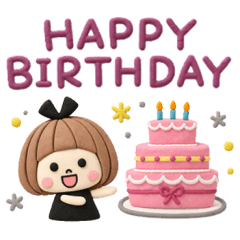 Soft & Cute Girl Stickers for Everyday