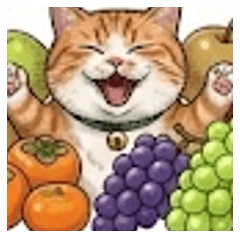 Tsunataro the Munchkin Fruit Stickers