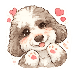 Cosimo溫柔日常，療癒。小狗貼圖