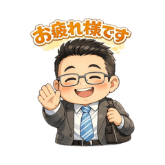 A heavyset businessman