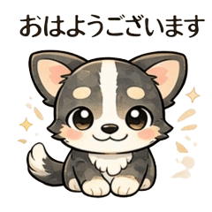 Simple Chihuahua Stickers | Polite