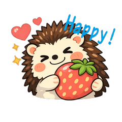 Cute Hedgehog Stickers 40