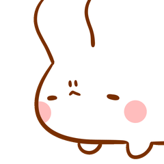 A cute but low-key unhinged bunny 2 jp