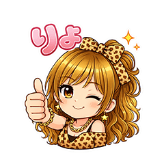 Gyaru Joto Quick Reply Stickers