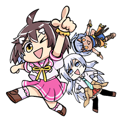 Project B-idol comic sticker!!