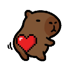 Capybaras are friendly.