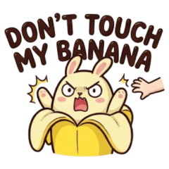 ★香蕉兔★ 別碰我的蕉