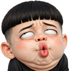 阿志頭表情多 迫力大貼圖