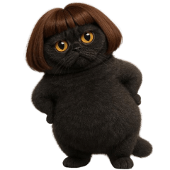 แมวบ๊อบ ป๊อปอยู่ (No text)