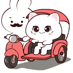 Blue Eyed Cat : Pop-up stickers