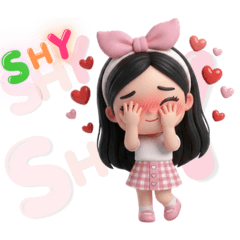 Pinky girl so cute