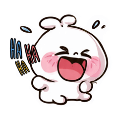 Stubborn rabbitt – LINE stickers | LINE STORE