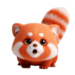 3D 療癒系列～紅貓熊篇