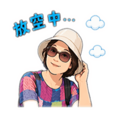 Rachel放空中專用貼圖