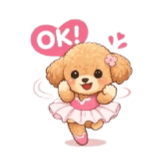 Ballet and poodle