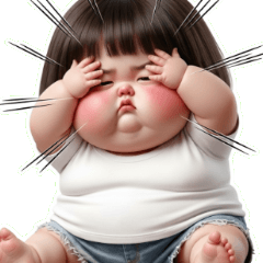 Stunned Chubby Cutie