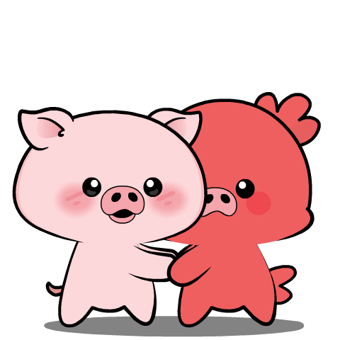 Funny Pig 3 : Pop-up stickers