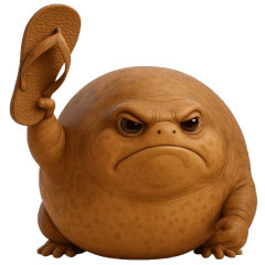 bullfrog Tuatung! (No text)