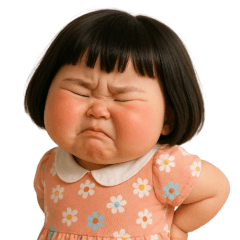 Very chubby girl tuatung! (No text)