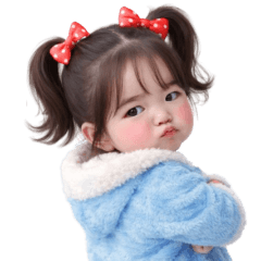 Baby chubby girl Tuatung! (No text)