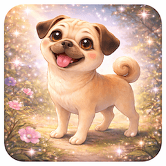 Sparkling Pug Magic
