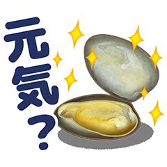 Everyday Hamaguri Stickers (Daily Use)