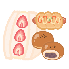 パン♪もこもこスタンプデコ