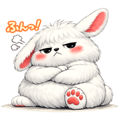 Fute Usagi Reaction Stickers