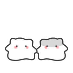 ゆるいハムスターの小さめスタンプmix 21