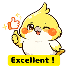 Really Cute Cockatiel Daily Stickers