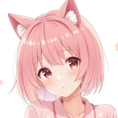 Everyday-use pink pajama BIG sticker