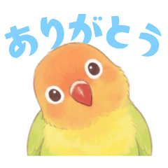 Lovebird [Pastel Green] Stickers