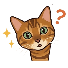 Bengal cat Okaka's daily life stamps