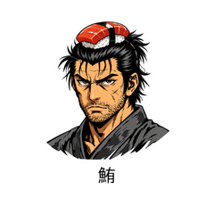 Sushi Samurai Topknot